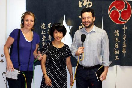 The best seller author and the BBC visited Tomoe Soroban